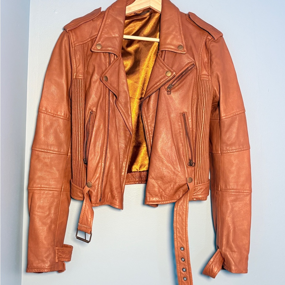 Capulet Women's Rust Leather Jacket - image 4